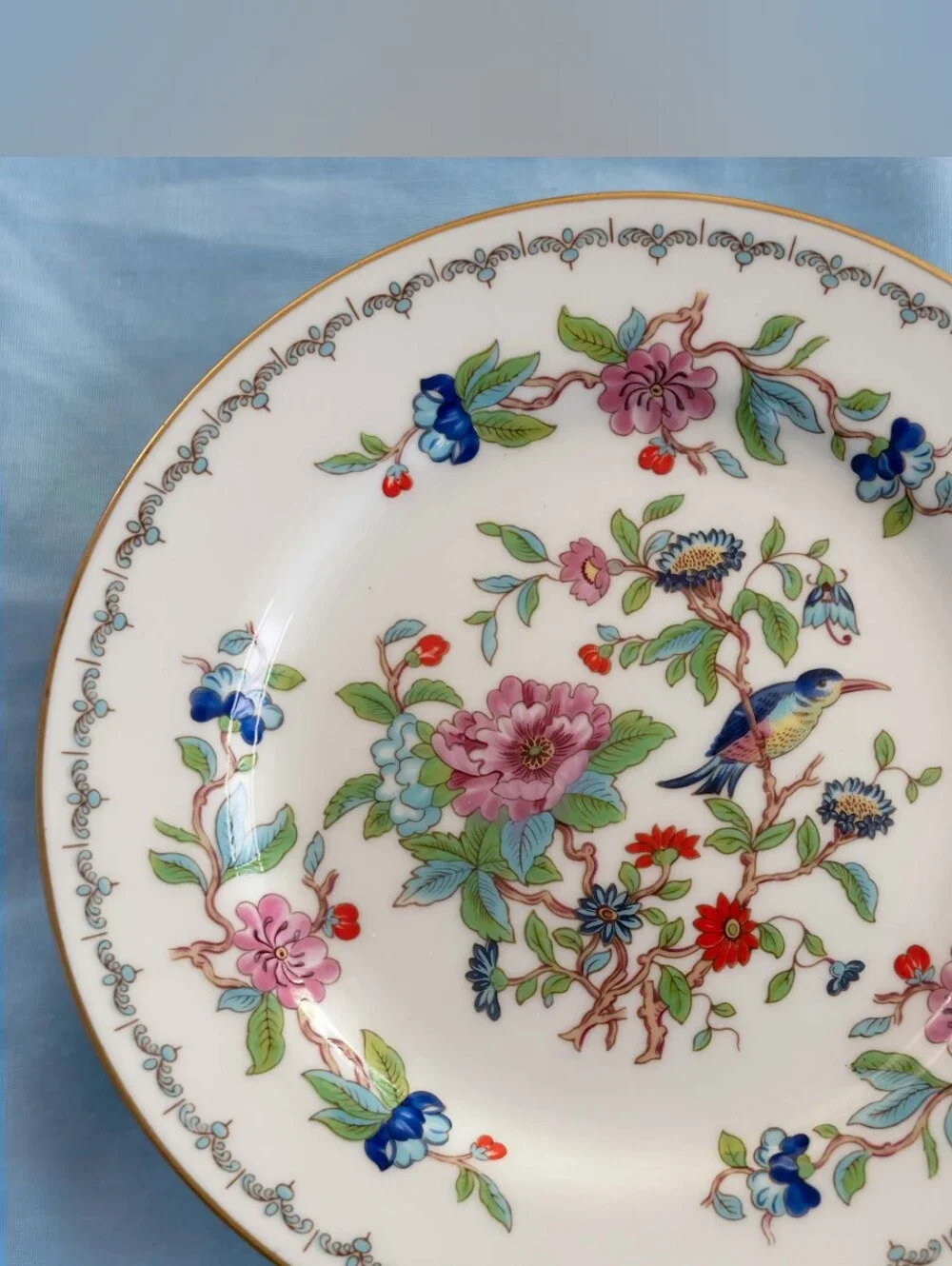 Beautiful Aynsley Pembroke Bread And Butter Plates 4 Set Made In England
